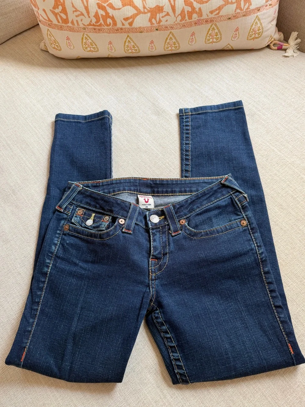 EUC True Religion Julie Jeans. Women's Size: 28.
